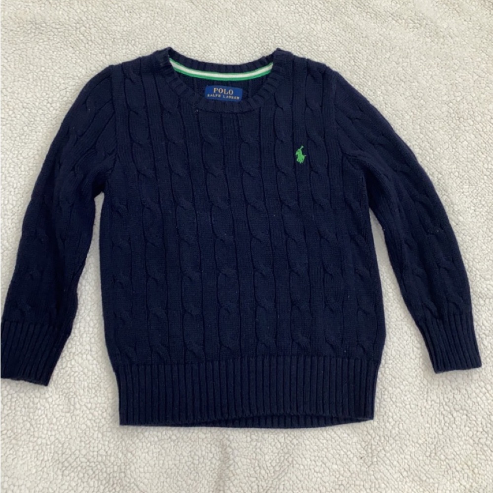Polo Ralph Lauren toddler boy navy blue sweater